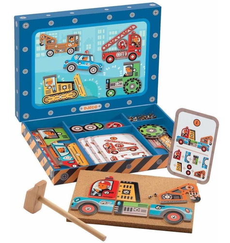 Juego Vehiculos Tap Tap Djeco Motricidad Cadaques Kids