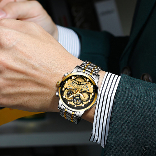 Relojes Para Hombre Relojes De Pulsera Automation Lujo De Al