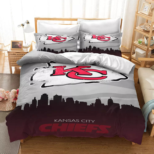 Juego De Fundas De Edredón De Los Kansas City Chiefs, Tamaño