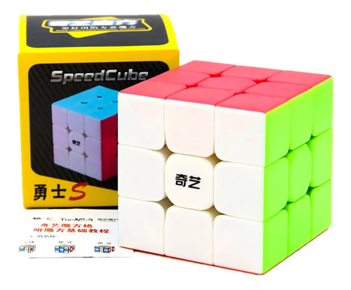 Cubo Magico Rubik 3x3 Qiyi Warrior S Stickerless  Velocidad