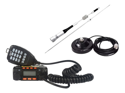 Radio Amador Qyt 8900 Mini Uhf Vhf + Antena Base Magnética