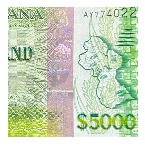 Guyana - 5000 Dolares - Año 2015 - P #40