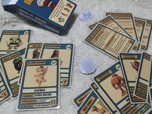 Mazo Brainrot Cartas De Poder + Stickers De Regalo Juego D M