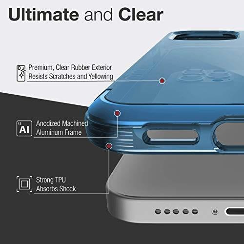 Para iPhone 12 Serie Raptic Air Resistente Arañazo Metal Rw