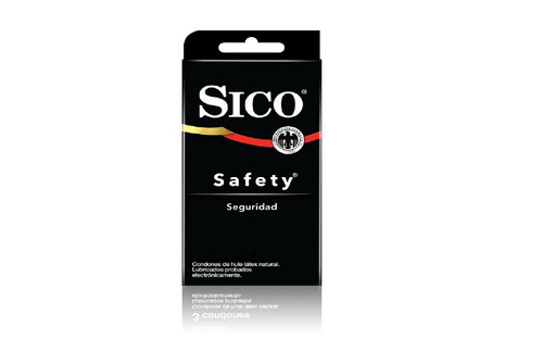 Condones Sico Safety Seguridad Pack 9 Pzas 