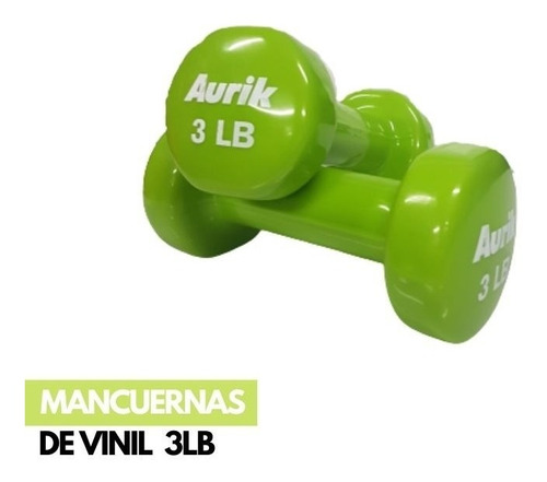 Pesas Vinil Mancuernas  5 Libras 