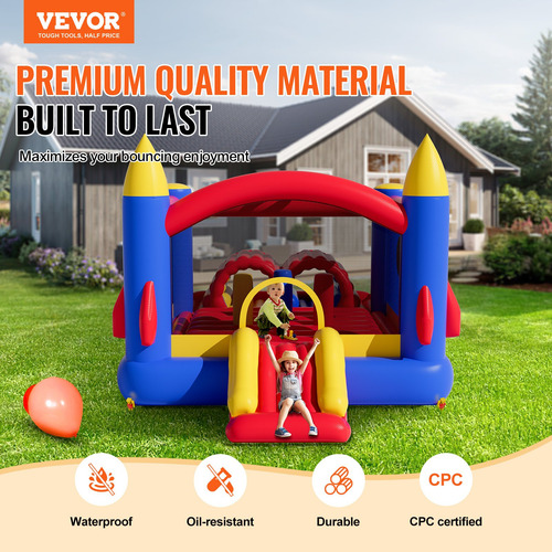 Trampolín Brincolín Inflable Niños 4 X 2.4 Mts Msi