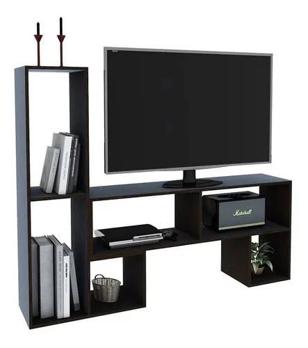 comprar Rack De Tv 2 Modulos Centro Estant Mt6000w Wengue Tio Musa