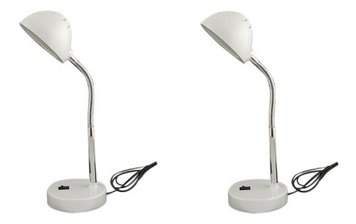 Pack X 2 Velador Flexible Led Sica 3.5w Luz Neutra Blanco