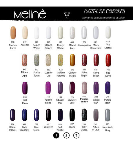 Imagen 5 de 8 de 12 Esmaltes Semipermanentes Meline Removedor Limas