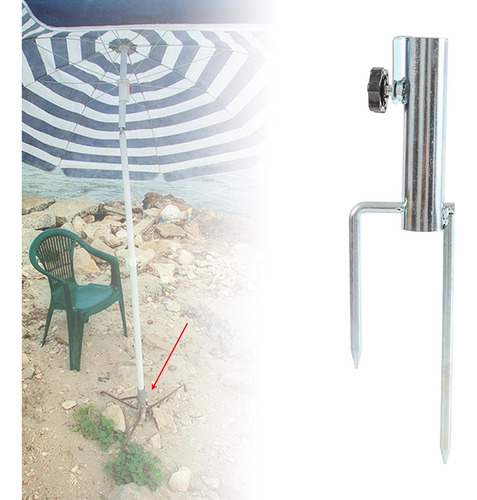 Patio Umbrella Anchor Parasol Stander Soporte De Stand 3.6cm