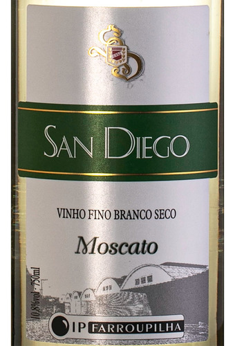 Vinho Branco Moscato San Diego Seco Caixa 6