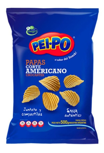 Papas Fritas Corte Americano Peipo X500g - Cotillón Waf