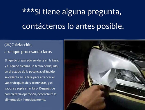 Herramienta For Pulir Y Reparación Faros Delanteros De Auto