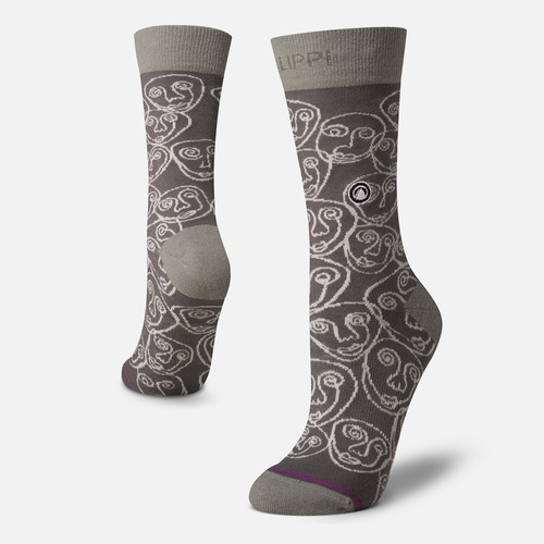 Calcetin Mujer Lippi Travel & Walk Light Socks Gris Oscuro V