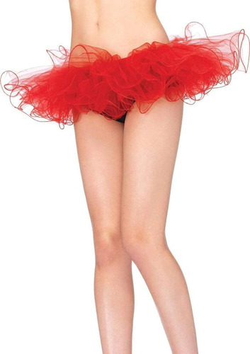 Tutu Rojo Unitalla Para Disfraz Halloween Bailarina Fiesta