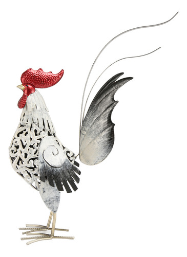 Escultura De Gallo Estatua De Gallo Decorativa Tallada Durab
