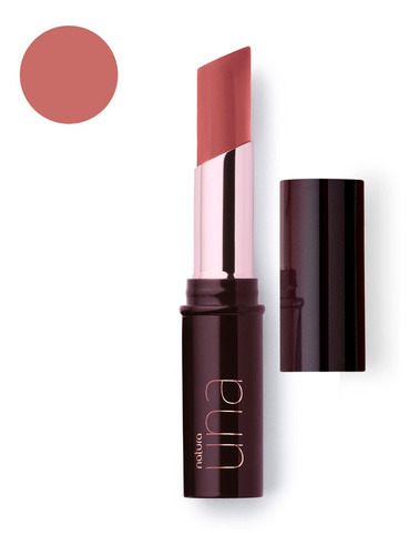 Labial Matte Powder 3,4g Una Natura Cosmeticos Vegano