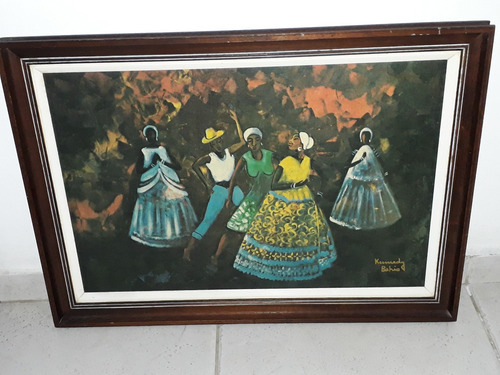 1750- Kennedy Bahia Ose 49 X 68cm C/moldura - Cultura... (Usado)