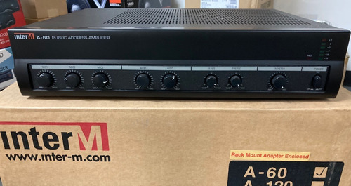 Amplificador Mezclador Comercial De 60 Vatios (a-60) Inter-m