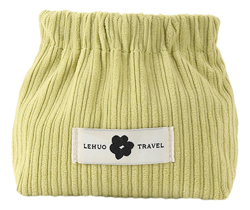 3 Mini Bolsa De Maquillaje, Monedero Sin Cremallera, Verde