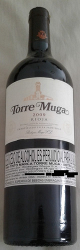 Vino Torre Muga 750 Ml Año 2009 - mL a $821