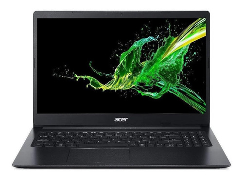 Imagem 1 de 5 de Notebook Acer Aspire 3 A315-34 preta 15.6", Intel Celeron N4000  4GB de RAM 500GB HDD, Intel UHD Graphics 600 1366x768px Windows 10 Home