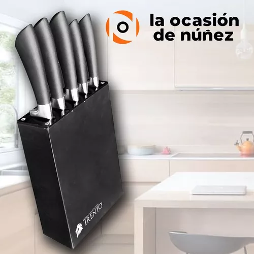 Set Cuchillos Chef Trento Juego Profesional Con Cepo