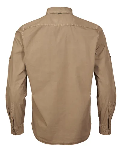 Camisa Algodón Orgánico Hombre Leeds Verde Rockford