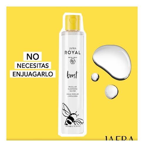 Agua Micelar Desmaquillante Limpiad 200ml Jafra Royal Boost
