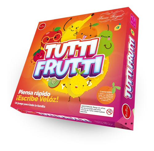 Juego Trivia Tutti Frutti Royal Piensa Rápido Ub