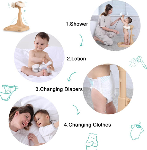 Torre De Baño De Abrazo De Bebé Para Pararse, 6-18 Meses Sop