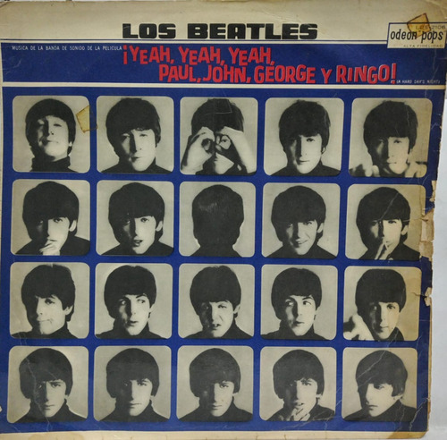 Los Beatles ¡yeah, Yeah, Yeah Paul, John, George Y Ringo! Lp