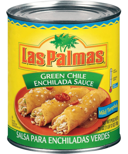 Salsa Las Palmas Enchiladas Verdes, 538 Gramos, 2 Latas