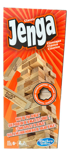 Jenga Clásico 54 Pcz Hasbro 508a