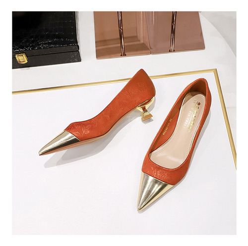 Zapatos Para Mujer Zapatos De Tacón Alto Con Punta Puntiagud
