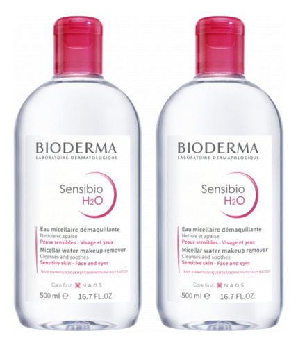 Sensibio H2o Solução Micellare Demaquilante Bioderma Kit