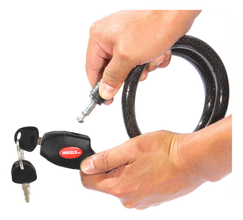 Cable Candado Con Llaves (80 Cms)