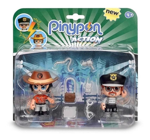 Pinypon Action 2 Figuras Con Accesorios - 14492 Pin&pon