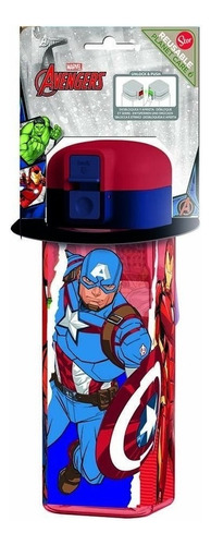 Botella Infantil Para Niños Con Agarre Avengers Marvel