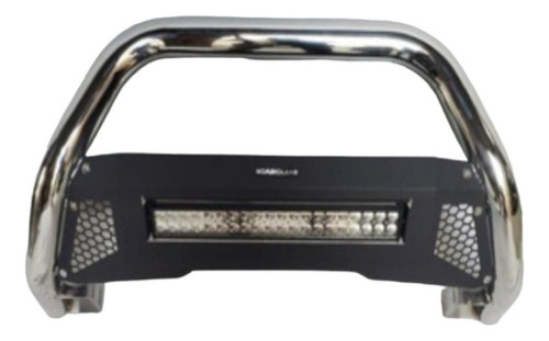 Defensa Acero Inoxidable + Metal Barra Led Ford Ranger 2013