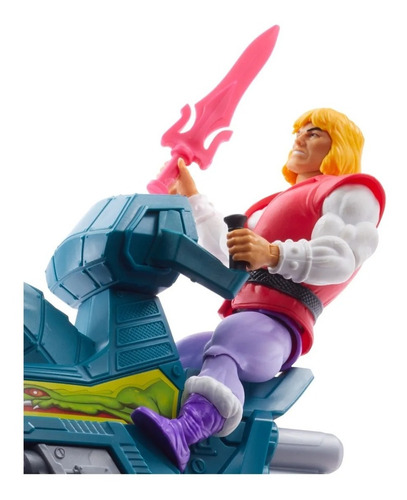 Masters Of The Universe, Vehículo Jet Sled Con Figura Adam (Usado)