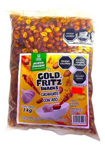 Gold Fritz Cacahuate Español Con Ajo Y Chile De Árbol 1kg