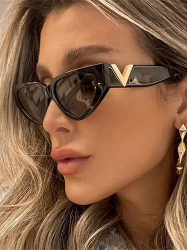 Gafas De Sol Vintage De Lujo Con Forma De Ojo De Gato Para M