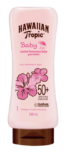 Protector Solar 50 Fps Para Bebés Hawaiian Tropic 240 Ml