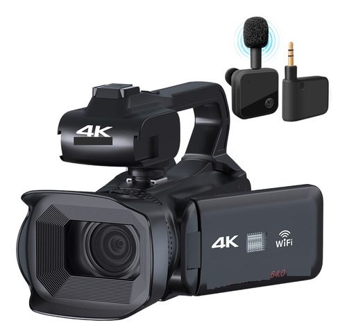 Cámara De Video Profesional 4k Videocámara De 64mp