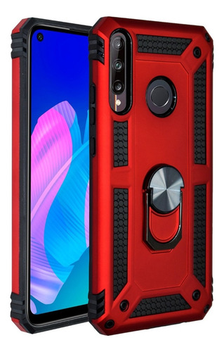 Funda Anillo Magnetica Case Uso Rudo Modelos Huawei