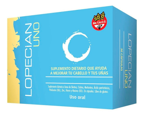 Lopecian Uno Mejora Cabello Y Uñas X30 Cápsulas Aminoacidos