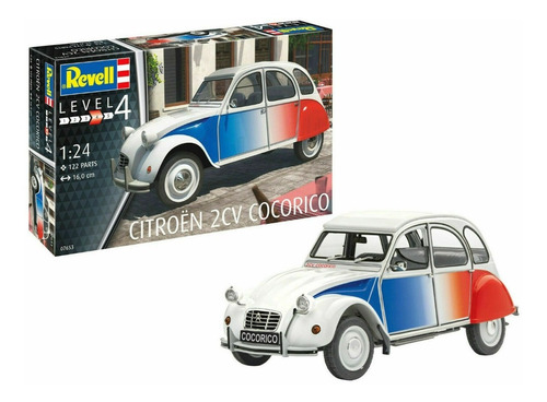 Citroen 2cv Cocorico 1/24  Marca Revell {envio Gratis}