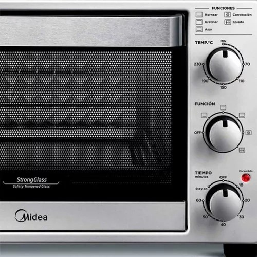 Imagen 5 de 6 de Horno Eléctrico Midea Convección 32l Silver